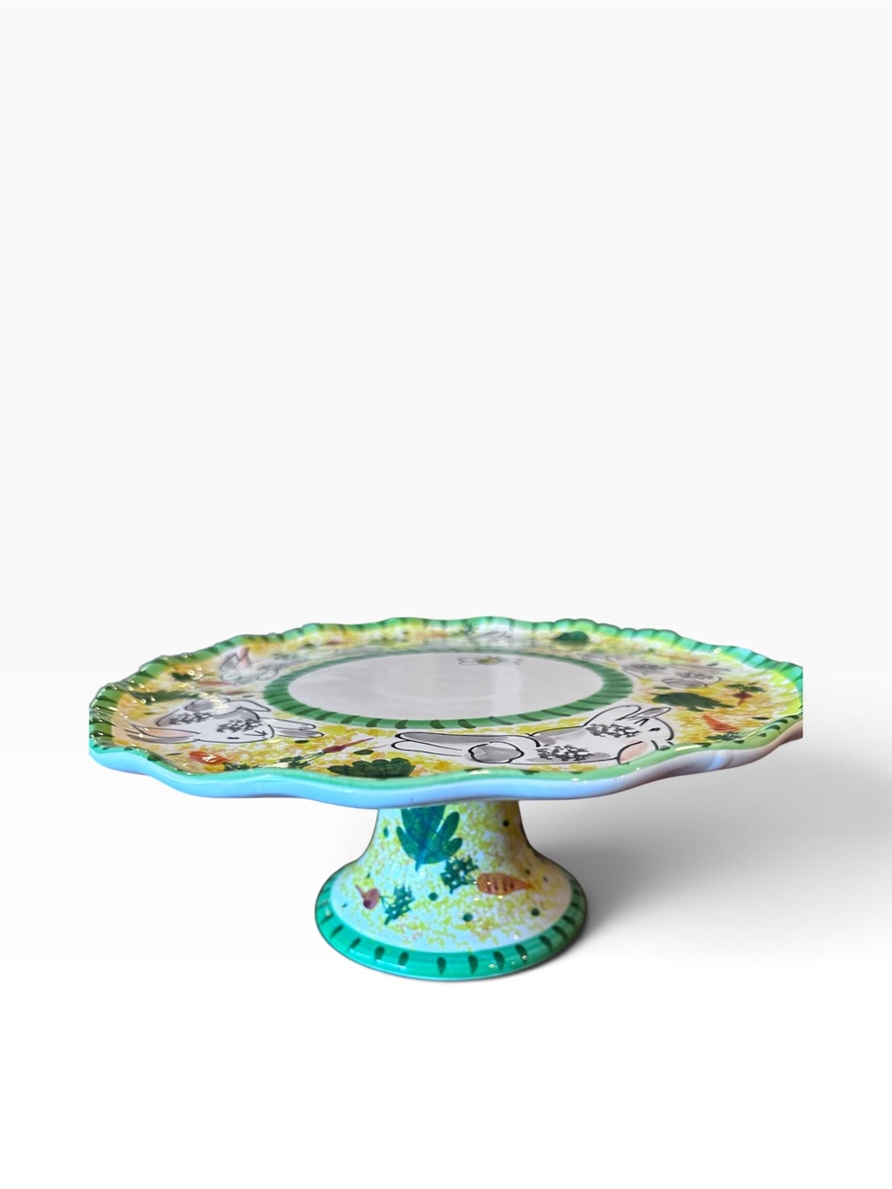 Cake Plate Serving Present Tense Anne Hathaway Bunny Rabbit